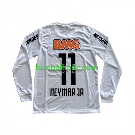 Fußballtrikots Santos FC Neymar JR 11 Retro Heim Trikotsatz 2011-2012 Langarm Fußballtrikots Santos FC Neymar JR 11 Retro Heim Trikotsatz 2011-2012 Langarm